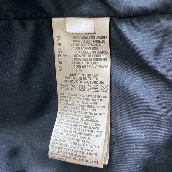 NWOT - Diesel Biker Lambskin Leather Jacket - Picture 5 of 6